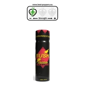 Homepage - Work 3 Rush Butanol Black Label Poppers - 24ml - Pentyl Nitrite + Butanol product image