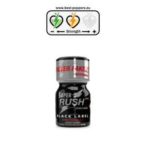 Super Rush Black Label Poppers - 10ml - Isoamyl Nitrite product image